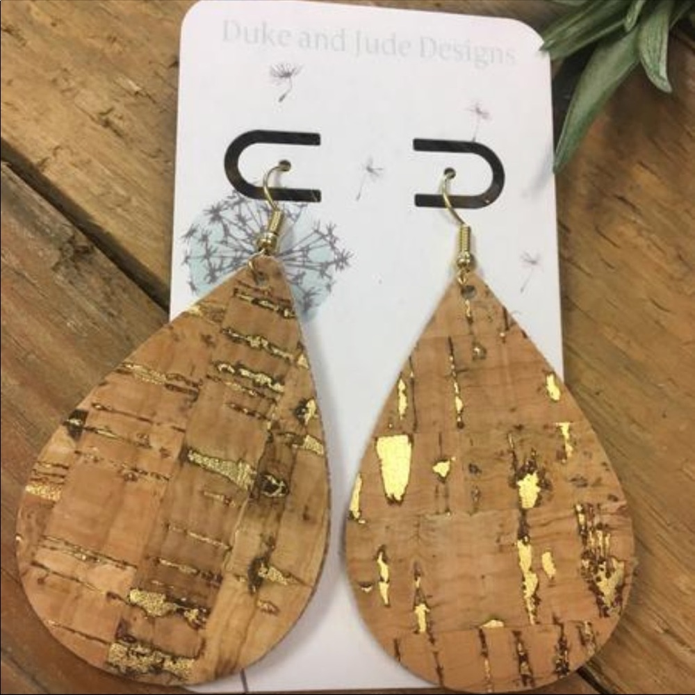 Cork earrings